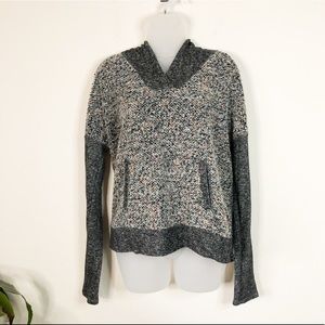 Lucky Lotus Hoodie Gray Large